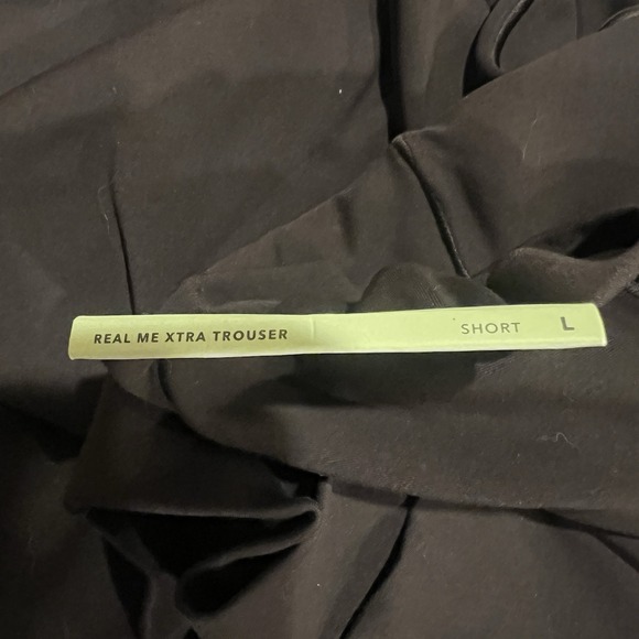 OFFLINE By Aerie Real Me Xtra Trouser Hi Rise Deep Earth Brown Short Large L - Picture 8 of 11